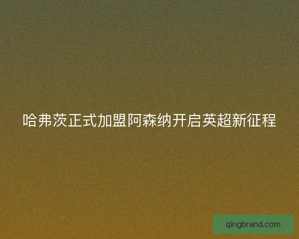 哈弗茨正式加盟阿森纳开启英超新征程
